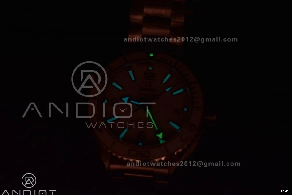 VS Ocean White Made 39.5mm 600m Factory 1:1 like Seamaster Genuine Planet 1228